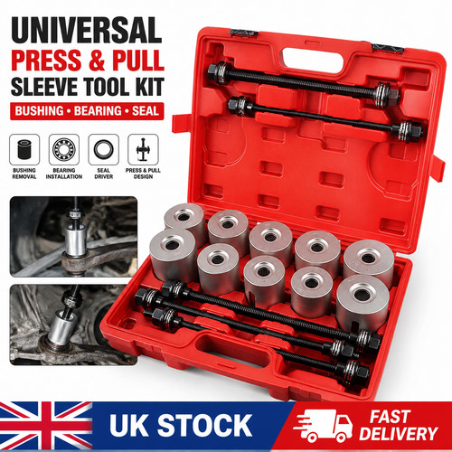 Bushing removal tool kit - kit, press
