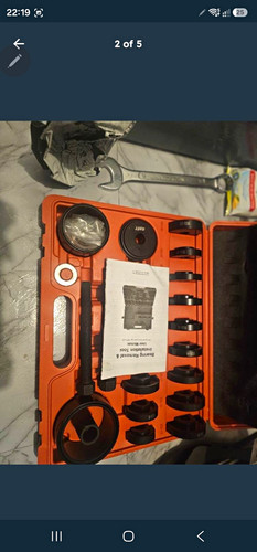 Wheel bearing bush press - wheel,